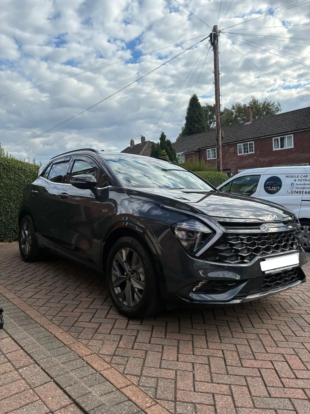 Kia Sportage after machine polish and ceramic coating by Lux Auto Valeting in Walsall Wood