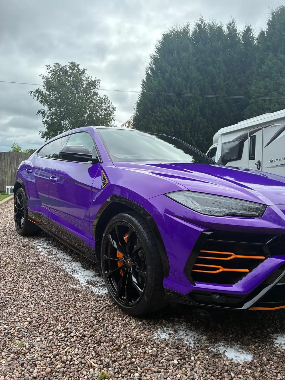 Lamborghini Urus after a Lux Auto Valeting maintenance valet in Cannock
