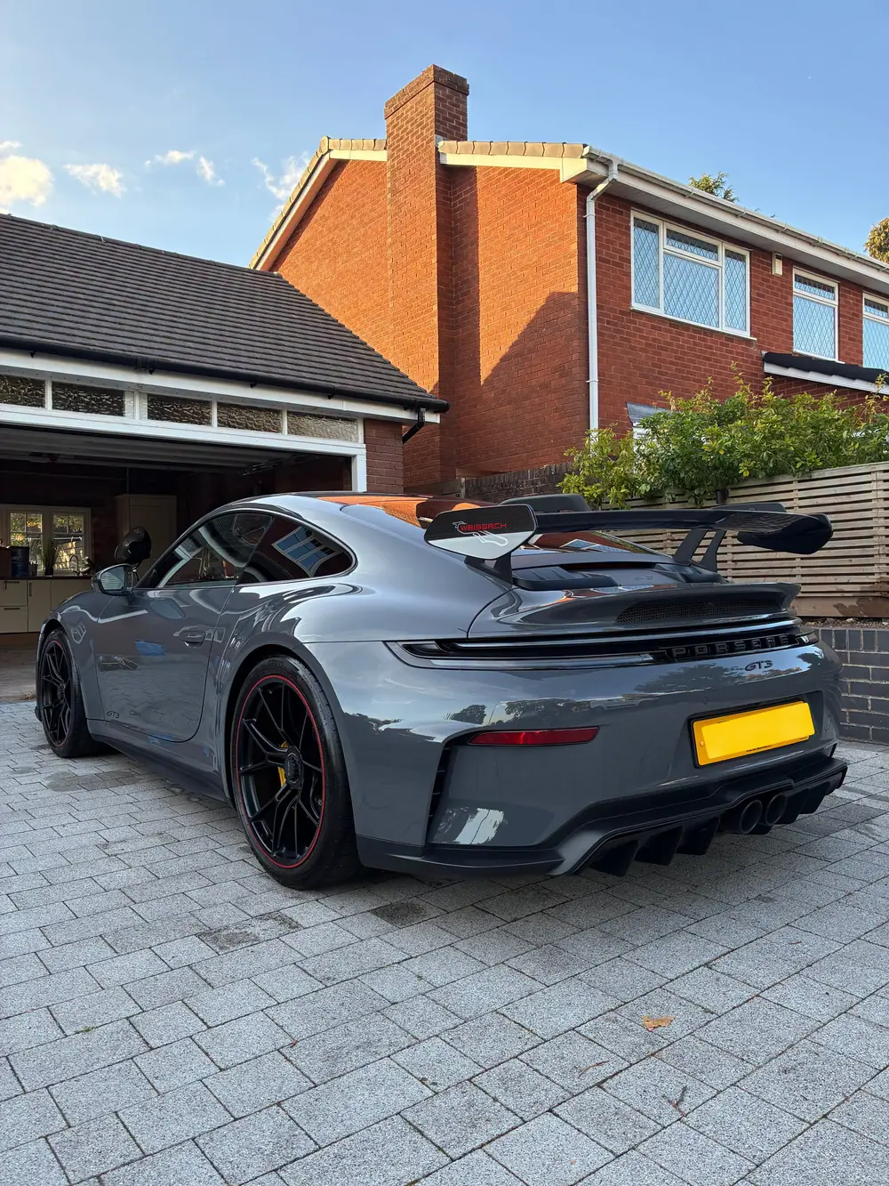 Porsche GT3 after a Lux Auto Valeting entry level valet in Cannock