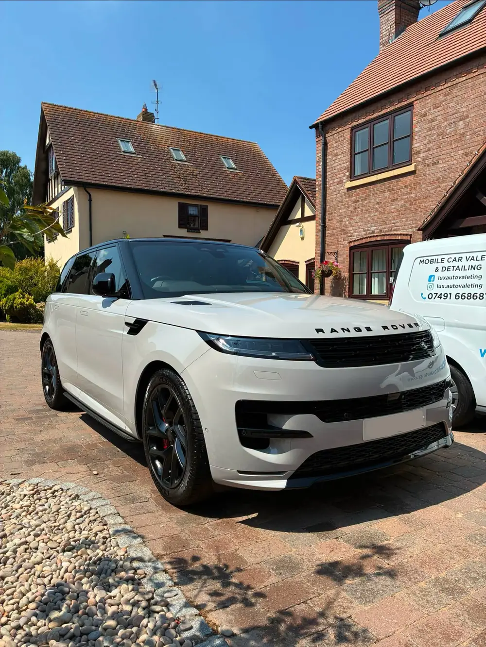 Range Rover Sport after a Lux Auto Valeting entry level valet in Stafford
